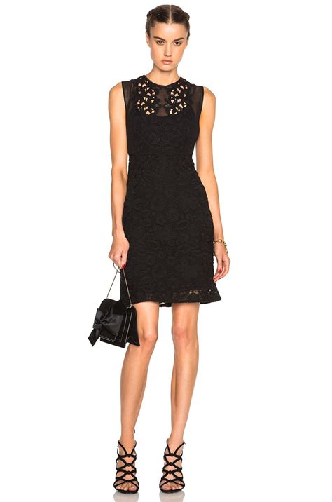 burberry sleeveless lace black dress|Burberry lace.